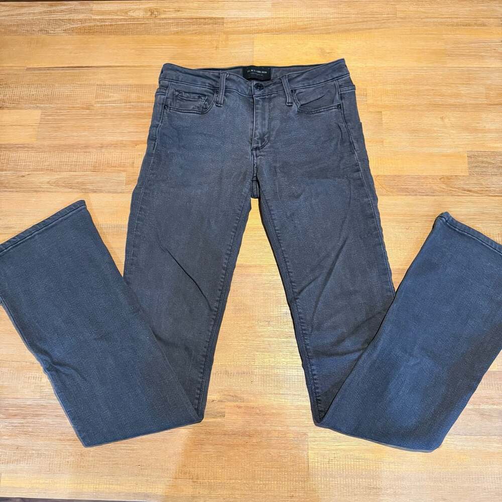 Black Orchid Los Angeles Women's Black Coated Flare Jeans Size 26
